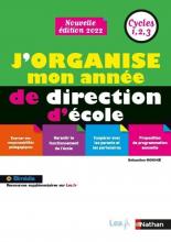 J'organise mon année de direction d'école - Mise à jour 2022