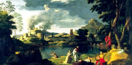 Paysage avec Orphée et Eurydice, Nicolas Poussin