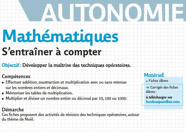 S’entraîner à compter (CP-CM2)