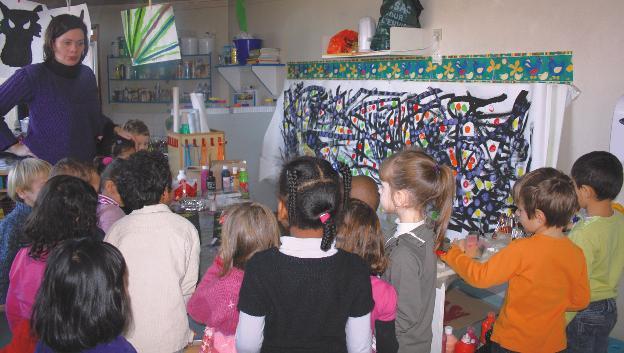 Découvrir une oeuvre et son ambiance en maternelle