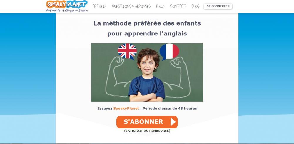 SpeakyPlanet - Votre enfant bilingue en jouant