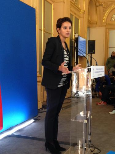 Najat Vallaud-Belkacem ministre de l'Education nationale