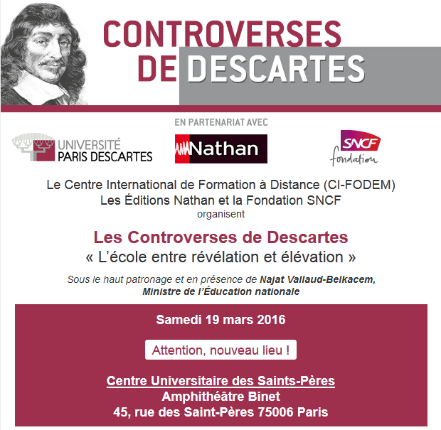 Les Controverses de Descartes 2015