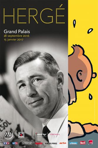 Hergé, bande dessinée, Grand Palais, exposition, art