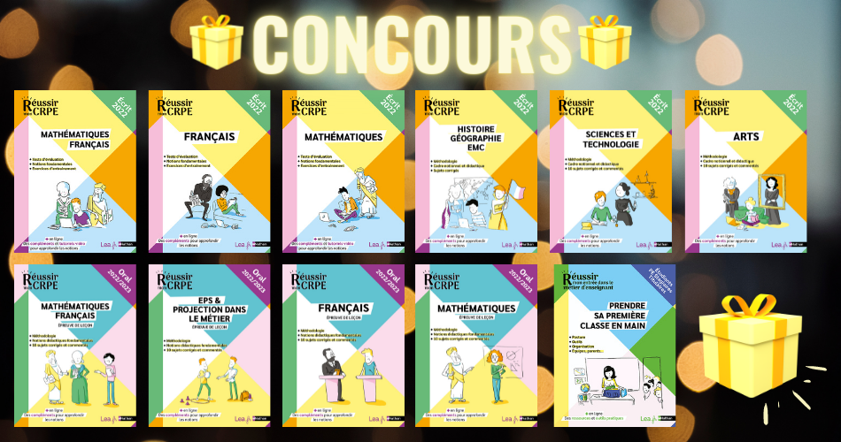 CRPéistes : Participez à notre grand concours de fin d'année ! livres crpe concours
