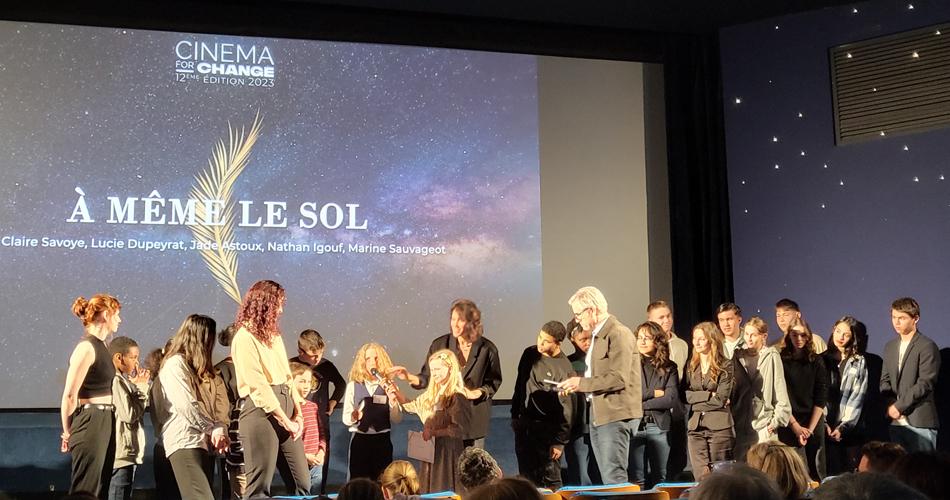 cérémonie de remise des prix du festival cinema for change