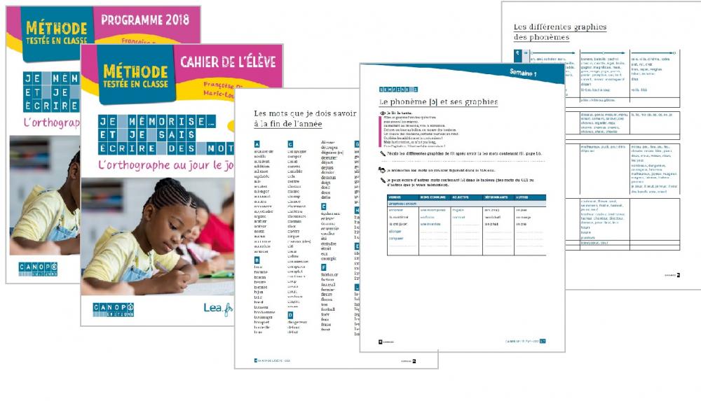 Je mémorise et je sais écrire des mots - CE2-CM1 Je mémorise et je sais écrire des mots - CE2-CM1 - L'orthographe au jour le jour