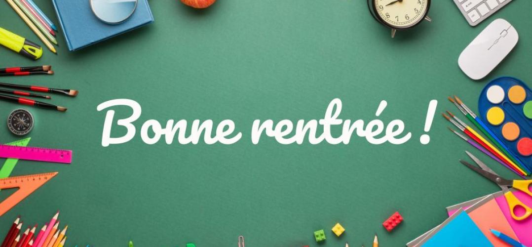 Bonne rentrée fournitures scolaires