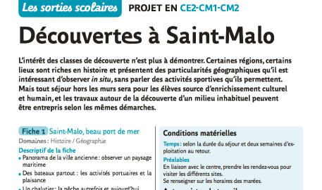 Projet : Découvertes à Saint-Malo