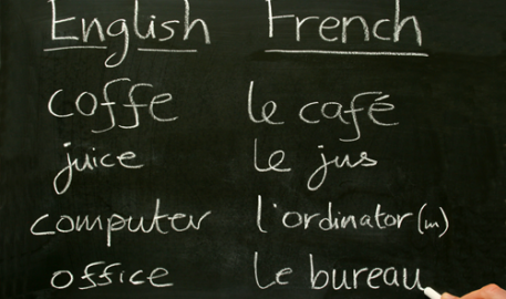 I learn le français !
