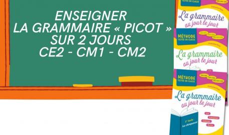Enseigner la grammaire « Picot » sur 2 jours CE2 - CM1 - CM2