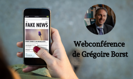 Comment accompagner les élèves face aux fake news ? – Conférence de Grégoire Borst